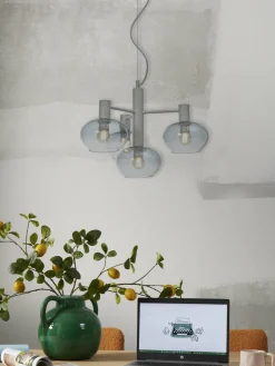 it's about RoMi Hanglamp Bologna 4-arm kleurverl. lichtgrijs Hot
