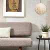 it's about RoMi Hanglamp glas/ijzer Carrara bol wit marmerprint/goud L Discount