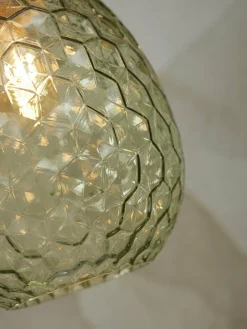it's about RoMi Hanglamp glas Venice ovaal groen