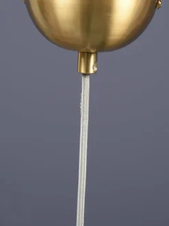 it's about RoMi Hanglamp glas Brussels Ø 14 transparant/goud druppel New