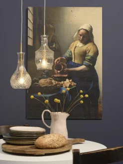it's about RoMi Hanglamp glas Brussels Ø 14 transparant/goud druppel New
