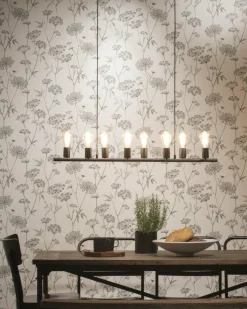 it's about RoMi Hanglamp ijzer Miami 8-armen verstelbaar zwart Sale