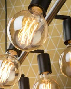 it's about RoMi Hanglamp ijzer Miami 8-armen verstelbaar zwart Sale