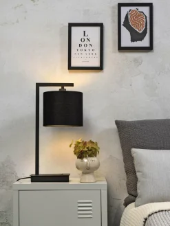 it's about RoMi Tafellamp ijzer/zwart Boston zwart New