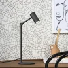 it's about RoMi Tafellamp ijzer Montreux LED 5W/tube h.11x55cm zwart Online