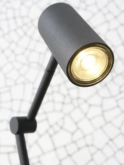 it's about RoMi Tafellamp ijzer Montreux LED 5W/tube h.11x55cm zwart Online