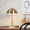 it's about RoMi Tafellamp ijzer/marmer Toulouse h.45cm kap Ø25 goud New