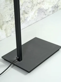 it's about RoMi Vloerlamp ijzer/zwart Boston donker linnen New