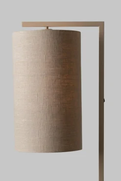 it's about RoMi Vloerlamp Boston zand/kap 2545 linnen donker Clearance