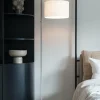 it's about RoMi Vloerlamp Boston zand/kap 3220 wit Hot