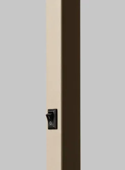 it's about RoMi Vloerlamp Boston zand/kap 3220 wit Hot