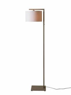it's about RoMi Vloerlamp Boston zand/kap 3220 wit Hot