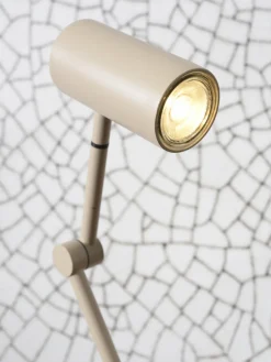 it's about RoMi Vloerlamp ijzer Montreux LED 5W/tube h.11x55cm zand Online