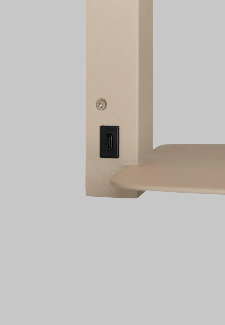 it's about RoMi Wandlamp Florence zand/kap 1815 linnen licht Online