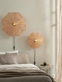 it's about RoMi Wandlamp Panama dia. 45cm naturel New