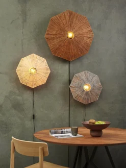 it's about RoMi Wandlamp Panama dia. 45cm naturel New