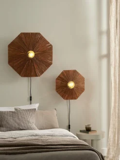 it's about RoMi Wandlamp Panama dia. 45cm bruin Clearance