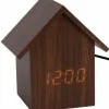 Karlsson Alarm Clock House LED donkerbruin Discount