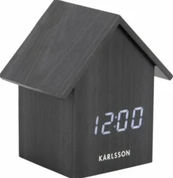 Karlsson Alarm Clock House LED zwart Online