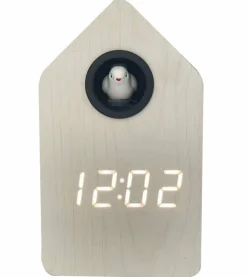 Karlsson Alarmklok Cuckoo LED whitewash veneer New