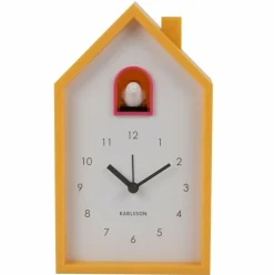 Karlsson Alarmklok Modern Cuckoo helder geel Best