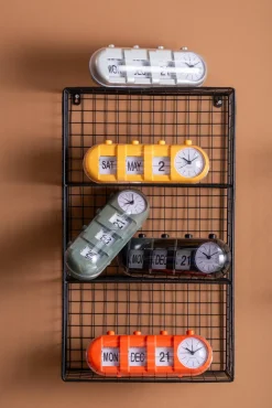 Karlsson Alarmklok Retro Tube Calender Flip jungle groen Online