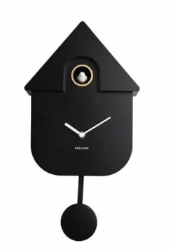 Karlsson Klok Modern Cuckoo - Zwart Discount