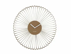 Karlsson Wandklok Cascara mocca bruin