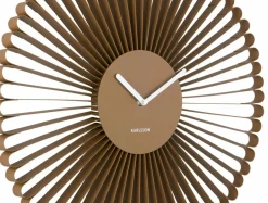 Karlsson Wandklok Cascara mocca bruin