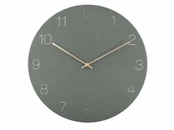 Karlsson Wandklok Charm Engraved Numbers groen Ø 40 cm Clearance