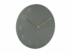 Karlsson Wandklok Charm Engraved Numbers groen Ø 40 cm Clearance
