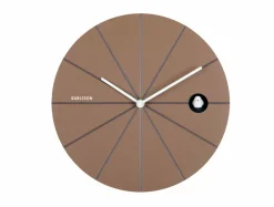 Karlsson Wandklok Destacado Cuckoo mocca bruin met aardebruin Sale