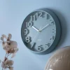 Karlsson Wandklok Elevated Classic Numbers misty blauw New