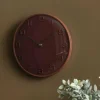 Karlsson Wandklok Fuerte Dome burgundy rood New