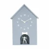 Karlsson Wandklok Garding Doggy cool grijs Clearance