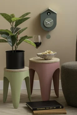 Karlsson Wandklok Grato Cuckoo jungle groen met grijs jade Sale