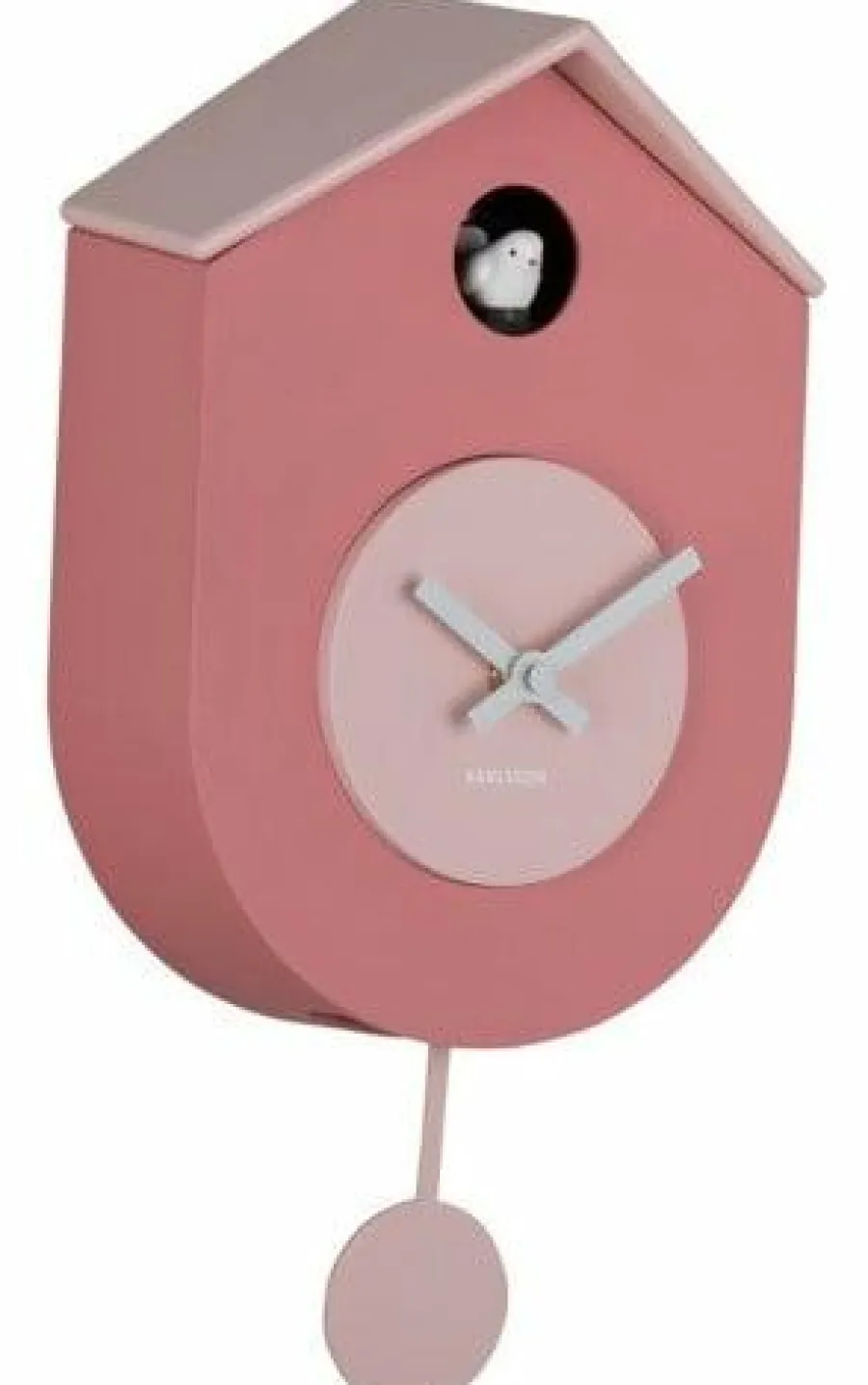 Karlsson Wandklok Grato Cuckoo tan rose met zachtroze Clearance