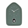 Karlsson Wandklok Modern Kitty jungle groen Clearance