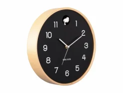 Karlsson Wandklok Natural Cuckoo zwart Ø 31.5 cm