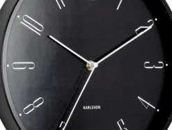 Karlsson Wandklok Regal Numbers zwart Hot