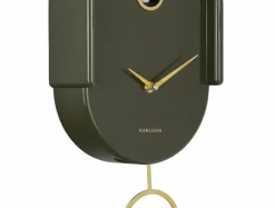 Karlsson Wandklok Tweet luxury groen