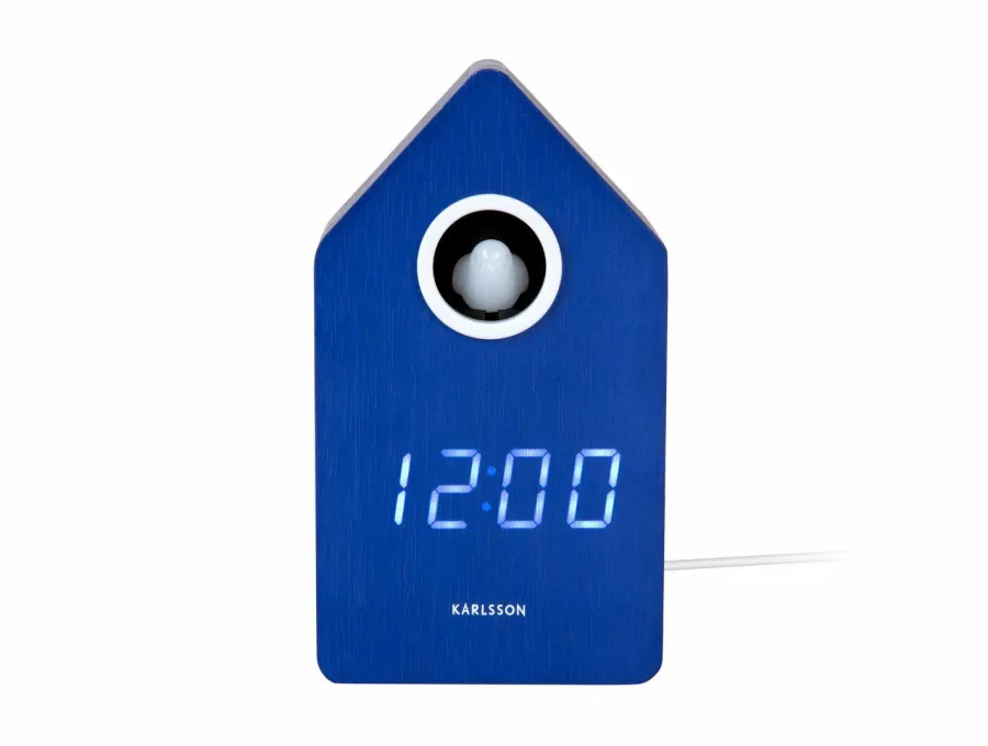 Karlsson Wekker Cuckoo LED kobalt blauw Best
