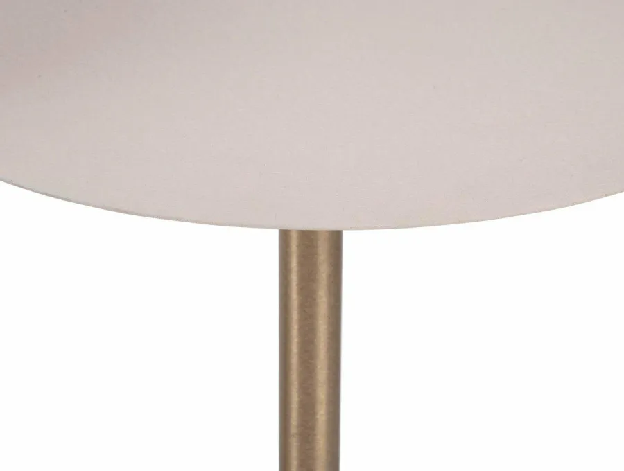Leitmotiv Bijzettafel Dex Warm grijs Ø 40 cm Hot