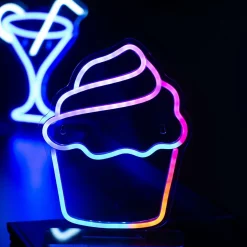 Leitmotiv Neon licht Colour Changing Cupcake Discount