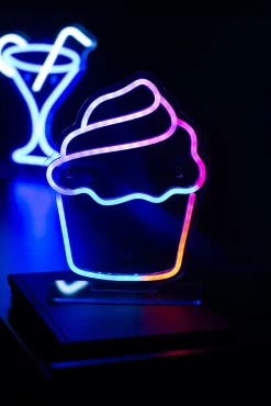 Leitmotiv Neon licht Colour Changing Cupcake Discount