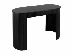 Leitmotiv Sidetable Estriado zwart Clearance