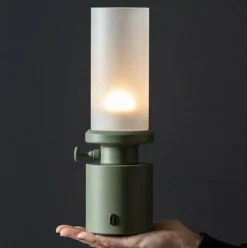 Leitmotiv Tafellamp Camp LED groen New