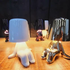 Leitmotiv Tafellamp Glossy DJ goud Hot