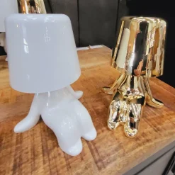 Leitmotiv Tafellamp Glossy DJ goud Hot