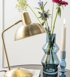 Leitmotiv Tafellamp Hood geborsteld goud Online